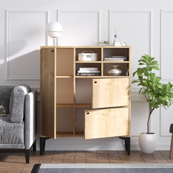 Komoda EWA dub sapphire 3