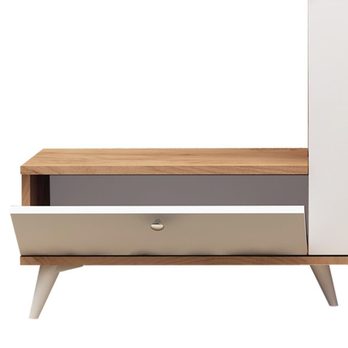 Predsieňová zostava EWA biela/dub zlatý 3