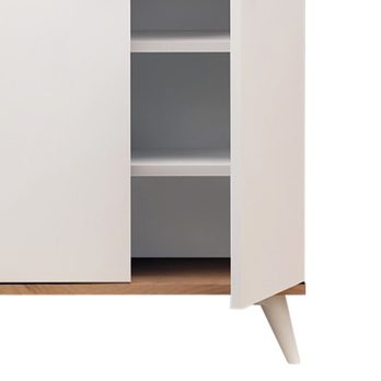 Predsieňová zostava EWA biela/dub zlatý 4