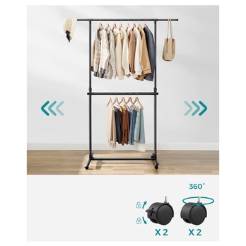 Stojan na šaty EXTEND čierna 3