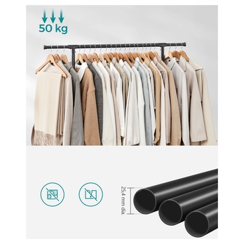 Stojan na šaty EXTEND čierna 4