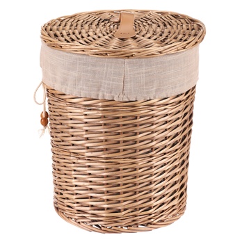 Kôš na bielizeň FABIAN prútie, priemer 31 cm 3