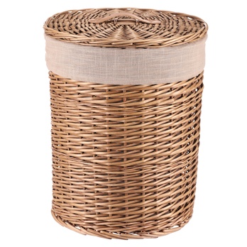 Kôš na bielizeň FABIAN prútie, priemer 37 cm 3