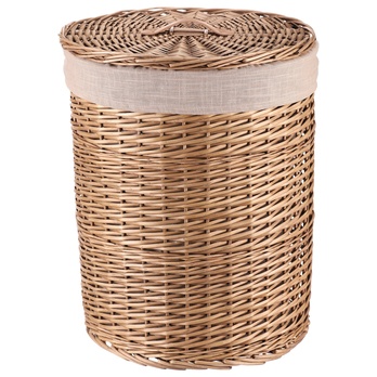 Kôš na bielizeň FABIAN prútie, priemer 45 cm 3