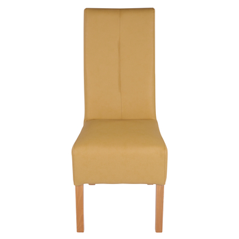 Jedálenská stolička FABIUS I buk natur/curry 1