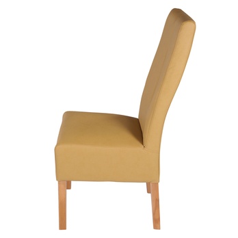 Jedálenská stolička FABIUS I buk natur/curry 2