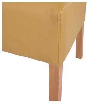 Jedálenská stolička FABIUS I buk natur/curry 4