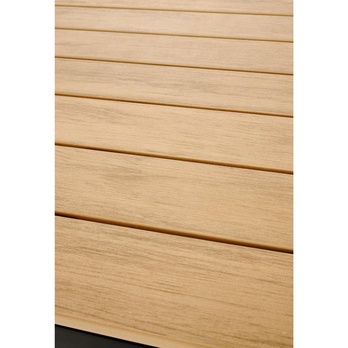 Záhradný stôl FAIRRU čierna/hnedá, šírka 80 cm 4