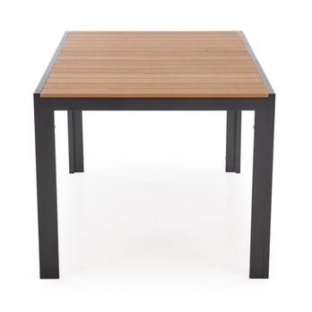 Záhradný stôl FAIRRU čierna/hnedá, šírka 150 cm 2