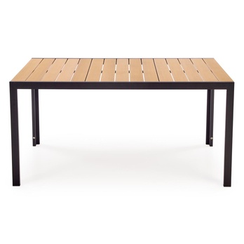 Záhradný stôl FAIRRU čierna/hnedá, šírka 150 cm 4