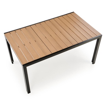 Záhradný stôl FAIRRU čierna/hnedá, šírka 150 cm 5