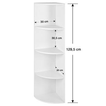 Regál FALKEN II biela 12