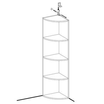 Regál FALKEN II biela 2
