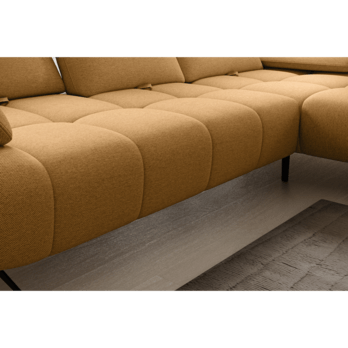 Sedacia súprava FALLON S pravá, žltá 4