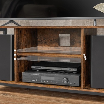 TV stolík FAM hnedá/čierna 2