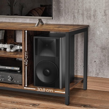 TV stolík FAM hnedá/čierna 3