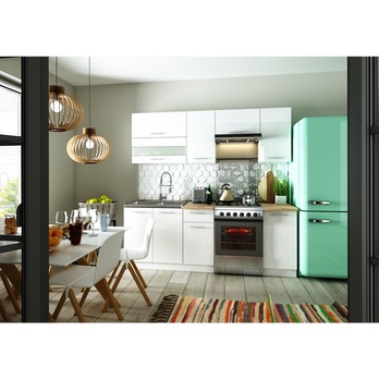 Spodná skrinka FANY 30 biela/biela vysoký lesk 1