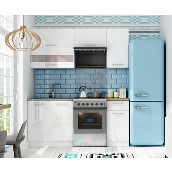 Spodná skrinka FANY 40 Z biela/biela vysoký lesk 1