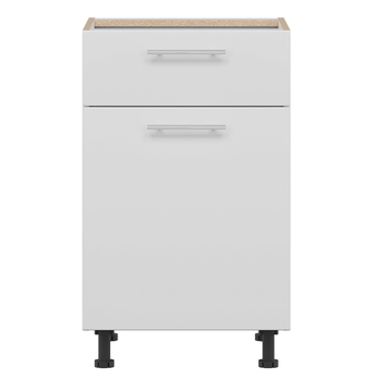 Spodná skrinka FANY 50 biela/biela vysoký lesk 3