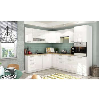 Spodná skrinka FANY 50 biela/biela vysoký lesk 1