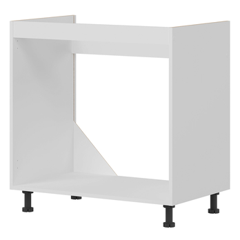 Spodná drezová skrinka FANY 80 biela/biela vysoký lesk 2