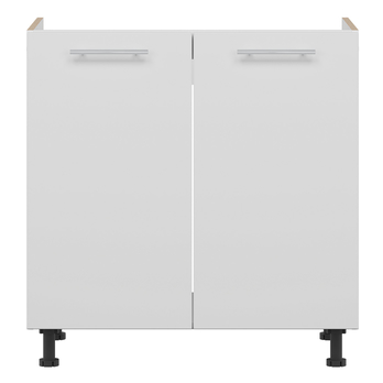 Spodná drezová skrinka FANY 80 biela/biela vysoký lesk 3