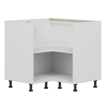 Spodná rohová skrinka FANY 90 biela/biela vysoký lesk 1