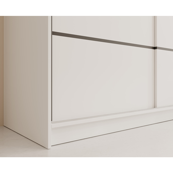 Šatníková skriňa FARKAS biela 3