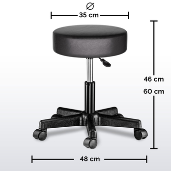 Stolička FAUX 1 čierna 5