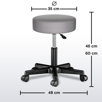 Stolička FAUX 1 sivá 5