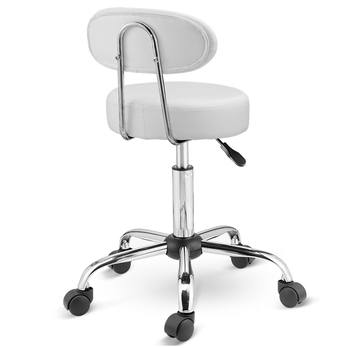 Kancelárska stolička FAUX 2 biela 2