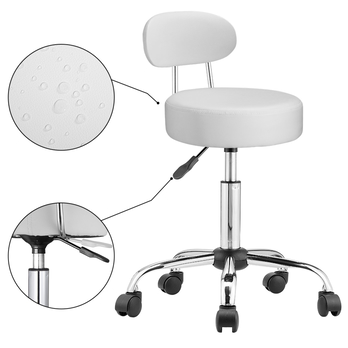 Kancelárska stolička FAUX 2 biela 3