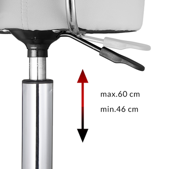 Kancelárska stolička FAUX 2 biela 6