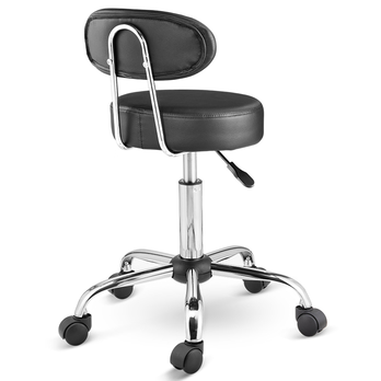 Kancelárska stolička FAUX 2 čierna 2