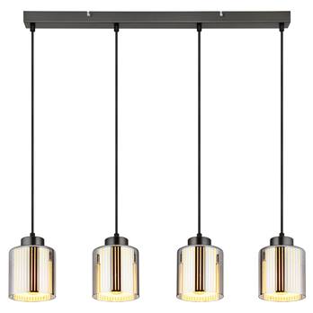 Závesné svietidlo FELICIA III čierna/chrómová 4