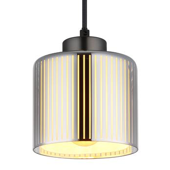 Závesné svietidlo FELICIA IV čierna/chrómová 3