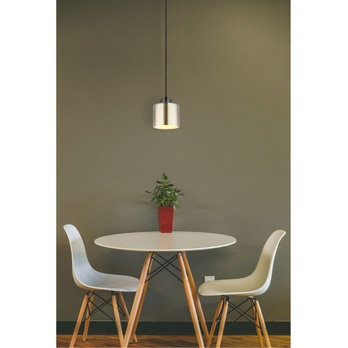 Závesné svietidlo FELICIA IV čierna/chrómová 1