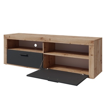 TV stolík FELINA L dub artisan/antracitová 3