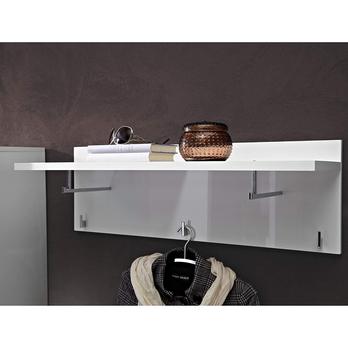 Predsieňový vešiak FELINO biela/vysoký lesk, šírka 92 cm 3