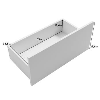 TV komoda FELISA 2 dub artisan/biela 2