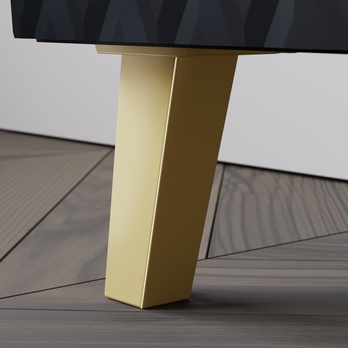 TV komoda FELISA 2 čierna/grafitová 1