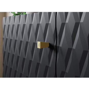 TV komoda FELISA 2 čierna/grafitová 2