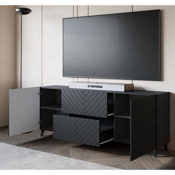 TV komoda FELISA 2 čierna 2