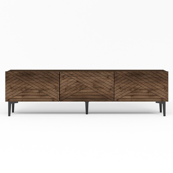 TV komoda FELIX orech/čierna 3