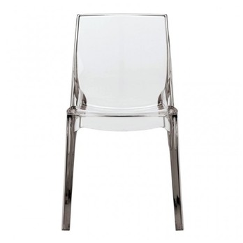 Jedálenská stolička FEMME FATALE transparentná 2