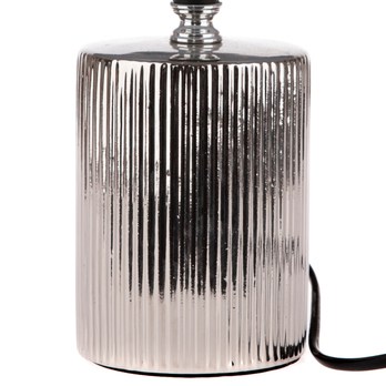 Stolná lampa FERN sivá/strieborná 1