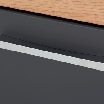 Komoda FERNANDO T13 dub artisan/matná sivá 7