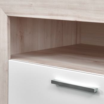 TV komoda FERNANDO T18 aurum svetlá/biela vysoký lesk 5