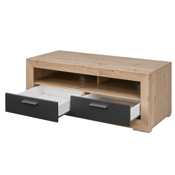 TV komoda FERNANDO T18 dub artisan/matná sivá 2