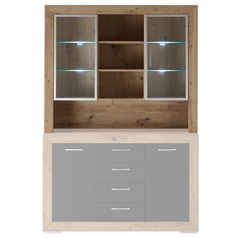 Vitrína/nadstavec FERNANDO T22 dub artisan 3